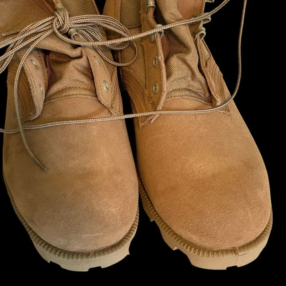 RO Search Combat Boots Size 11.5N Hot Weather Desert Tan Military New With Tag